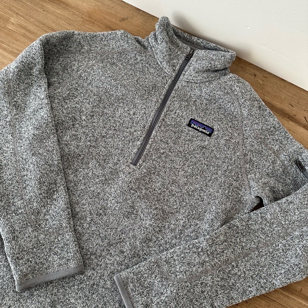 Patagonia Gray Quarter-Zip Sweatshirt